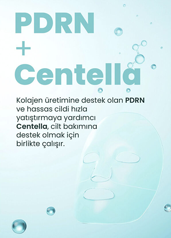 Dermal Seoul Face PDRN Hydrogel Melting Moisturizing Skin Repair Transparent Gel Mask 34 gr - 2