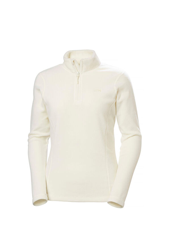 Helly Hansen W Light Half Zipper Ecru Women's Fleece Sweatshirt - 1
