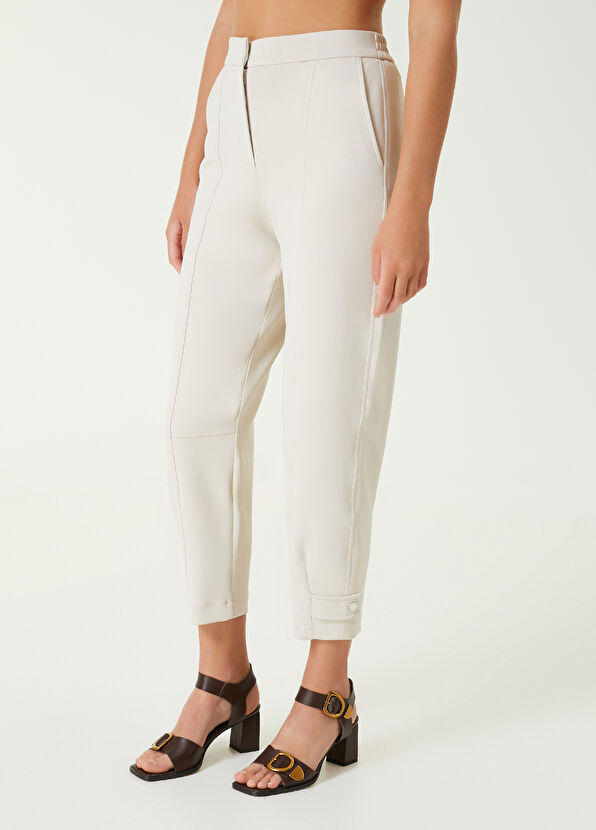 Beymen Club Kırık Beyaz Pantolon - 4