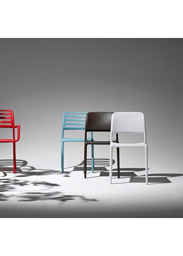 Nardi Bora İstiflenebilir Kolsuz Bahçe Sandalyesi - 2