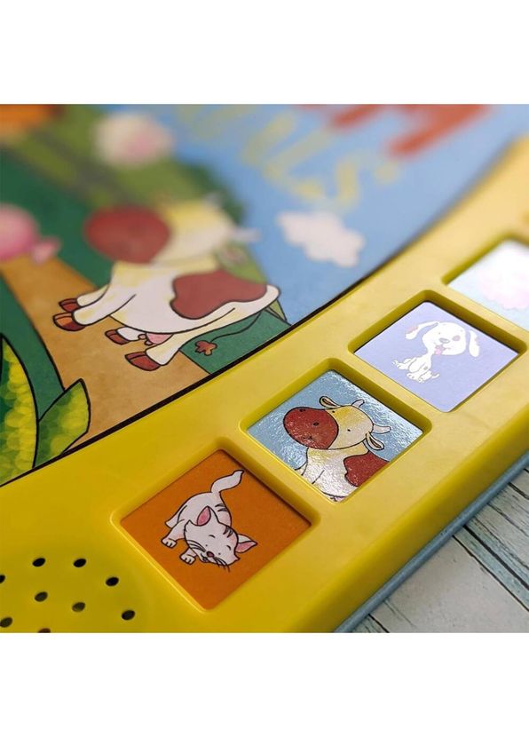 North Parade Publishing - Farm Animals 6 Button Sound Book Yabancı Dil ...