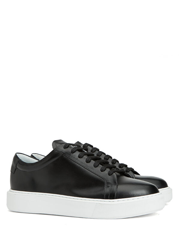 Beymen Club Siyah Erkek Deri Sneaker - 2