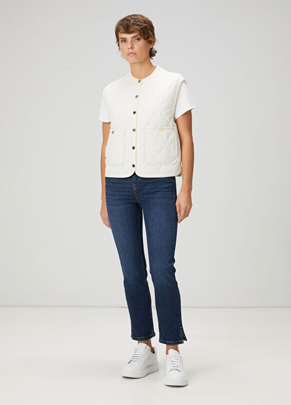 Beymen Club Ekru Bomber Yelek - 2