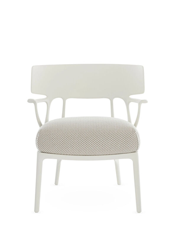 Kartell A.I Lounge Minderli Beyaz Berjer - 2