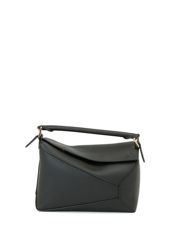 Loewe Puzzle Edge Small Black Women's Leather Bag - 1