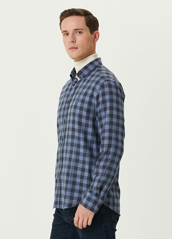 Beymen Club Comfort Fit Dark Blue Shirt - 4