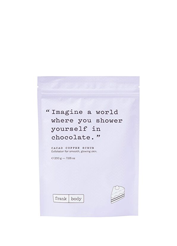 Frank Body Cacao Coffee Scrub Arındırıcı Nemlendirici Vücut Kakao Kahve Peelingi 200 gr - 1