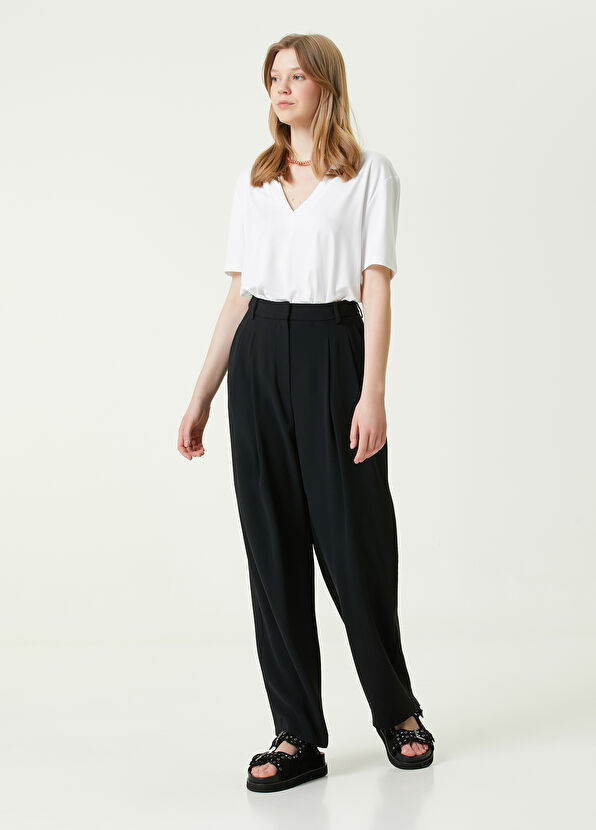 Beymen Club Kırık Beyaz V Yaka Basic T-shirt - 2