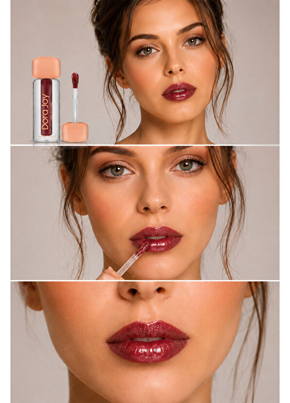 Dora Joy Joy Glow Maracuja 02 Velvet Amber Lip Gloss Dudak Parlatıcısı - 4