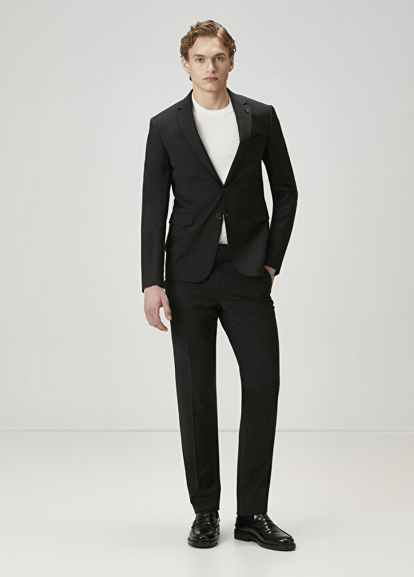 Beymen Club Drop 6 Black Wool Blend Suit - 1