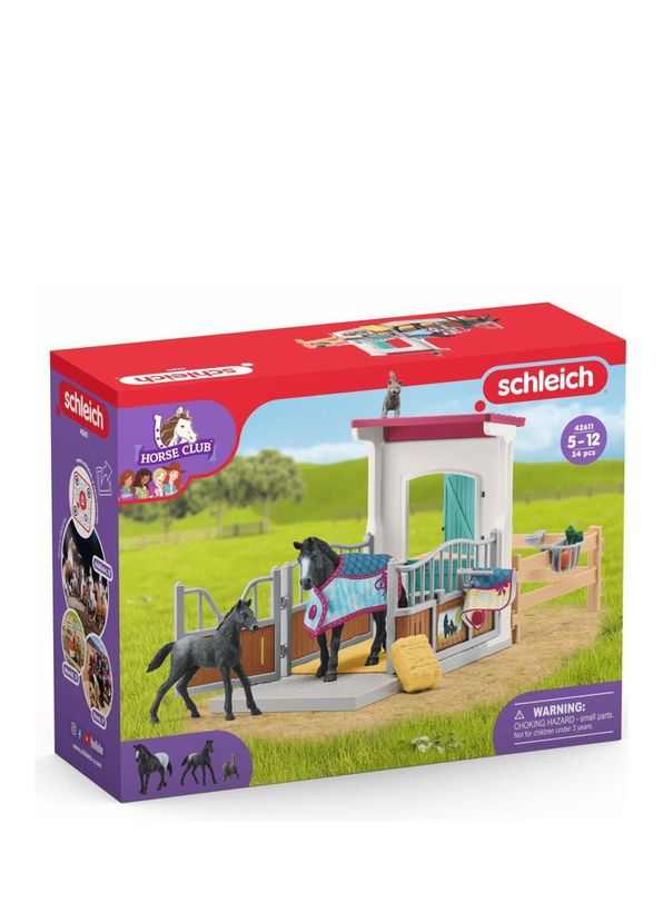 Schleich Mare and Foal Horse Box Figure Toy Set 42611 - 4