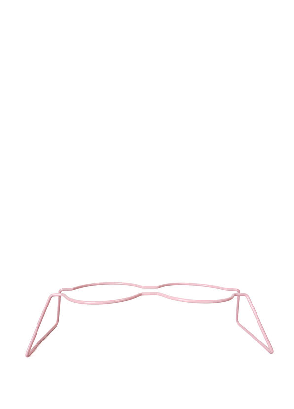 DOG.IST Coral Pink Steel Dog Food and Water Bowl - 2