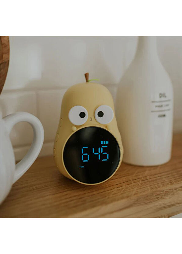 Mary’s Pear Yellow Children's Room Alarm Clock - 2