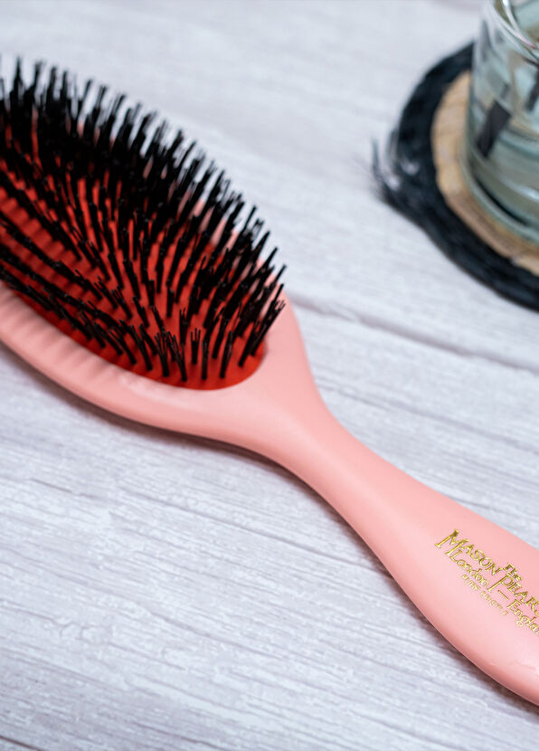Mason Pearson Pocket Boar Bristle B4 Pink Saç Fırçası - 3
