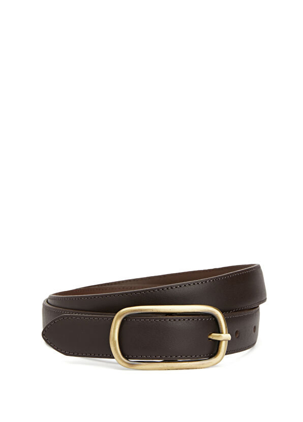 Beymen Club Kahverengi Kadın Deri Kemer - 1