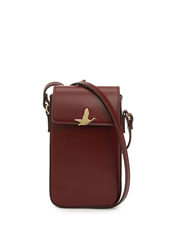 Beymen Club Mini Bordo Kadın Deri Çanta - 1