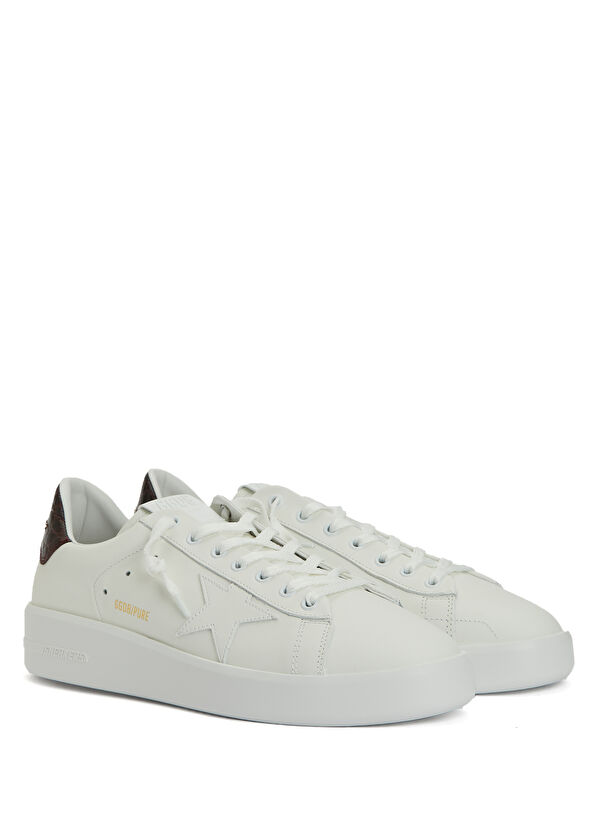 Pure Star Beyaz Erkek Deri Sneaker - Görsel 4