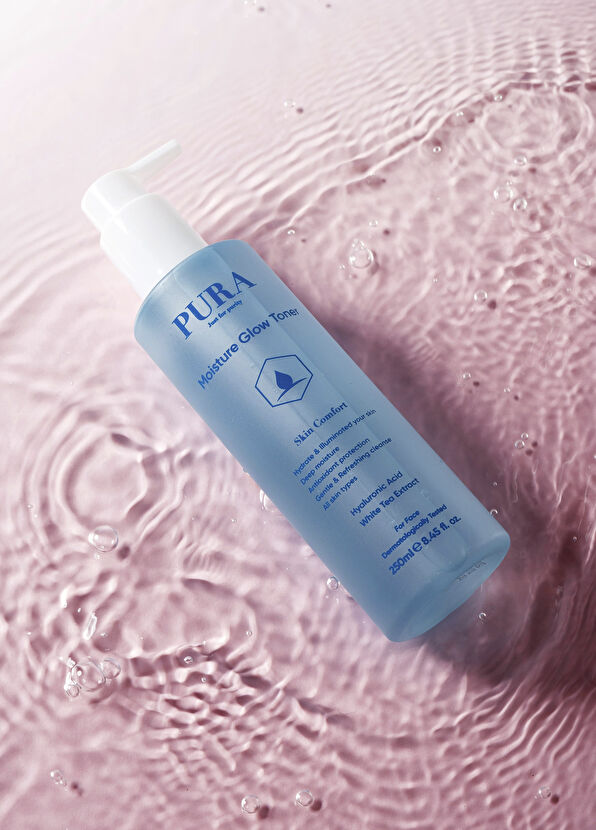 PURA Just for purity Moisture Glow Toner Canlandırıcı ve Ferahlatıcı Yüz Toneri 250 ml - 2