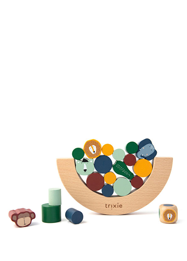 Trixie Colorful Wooden Balance Game - 1