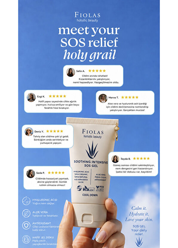 Fiolas Soothing İntensive Sos Gel Yoğun Yatıştırıcı Etkili Sos Gel 40 ml - 2