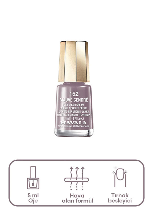Mavala Mini Color 152 Mauve Cendre Oje 5 ml - 2