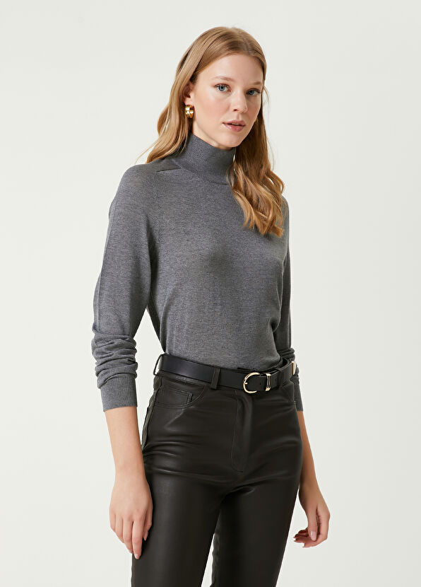 Beymen Club Dolce Vita Gri İnce Yün Kazak - 4