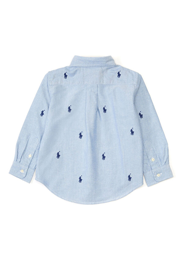 Polo Ralph Lauren Mavi Çocuk Gömlek - 2
