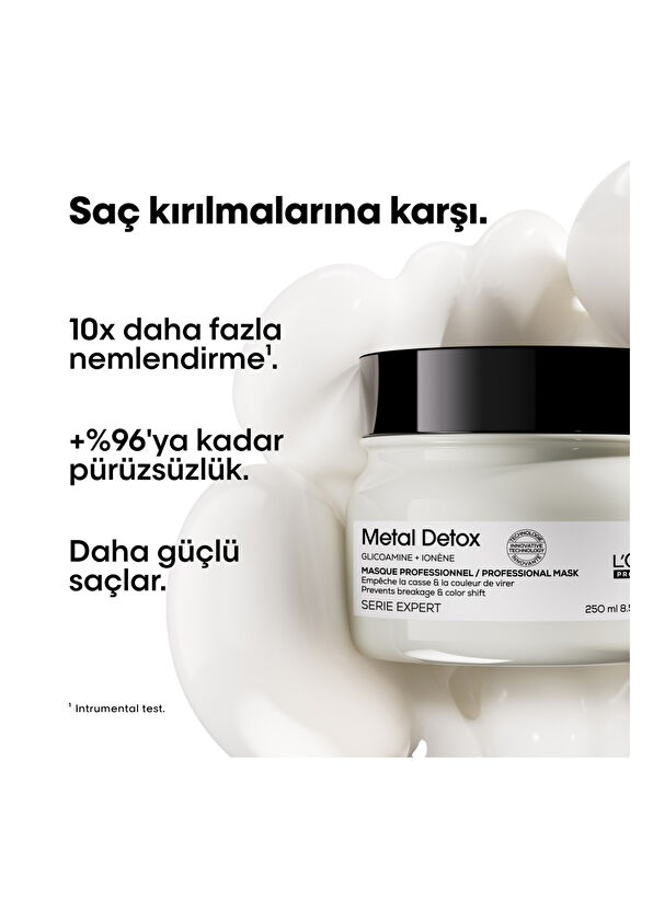 Loreal Professionnel Serie Expert Metal Detox İşlem Görmüş Saçlar için Maske 250 ml - 3