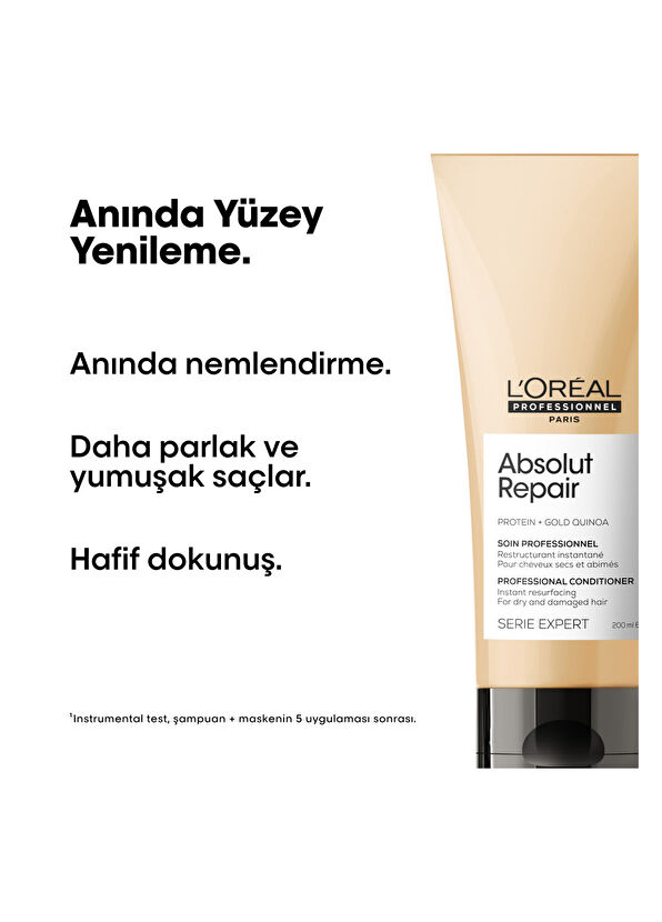 Loreal Professionnel Serie Expert Absolut Repair Yıpranmış Saçlar İçin Onarıcı Saç Bakım Kremi 200 ml - 3