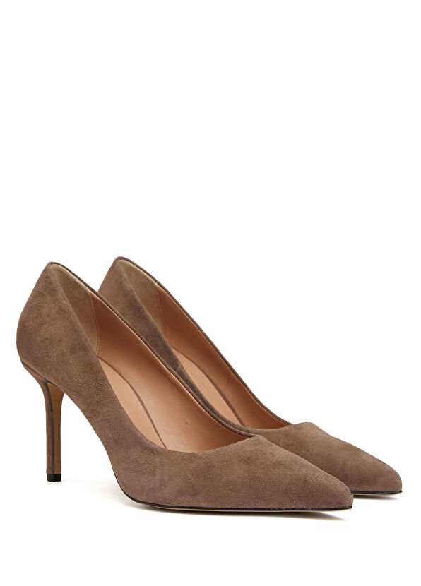 Beymen Club Vizon Deri Stiletto - 2