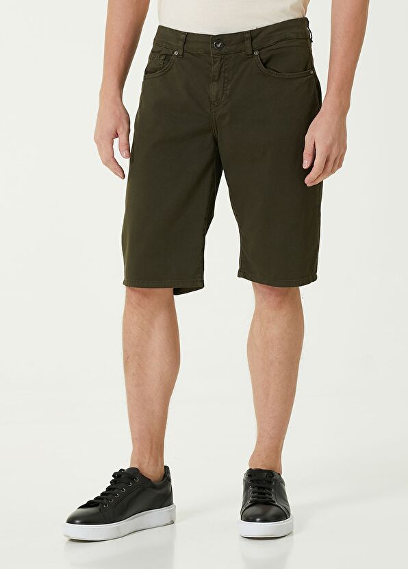 Beymen Club Slim Fit Khaki Shorts - 2