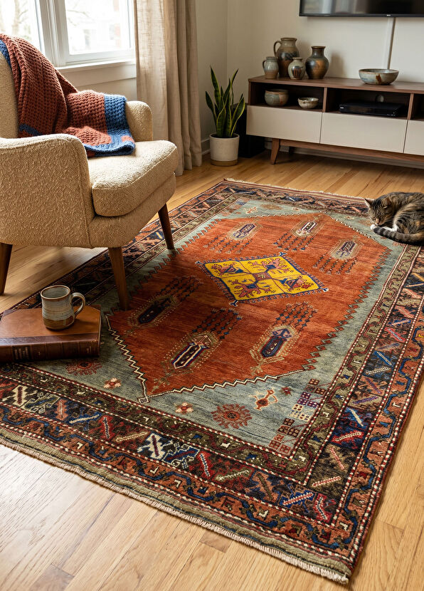 Soho Antiq Baran Hand Woven Dazkırı Carpet 186 x 287 cm - 2