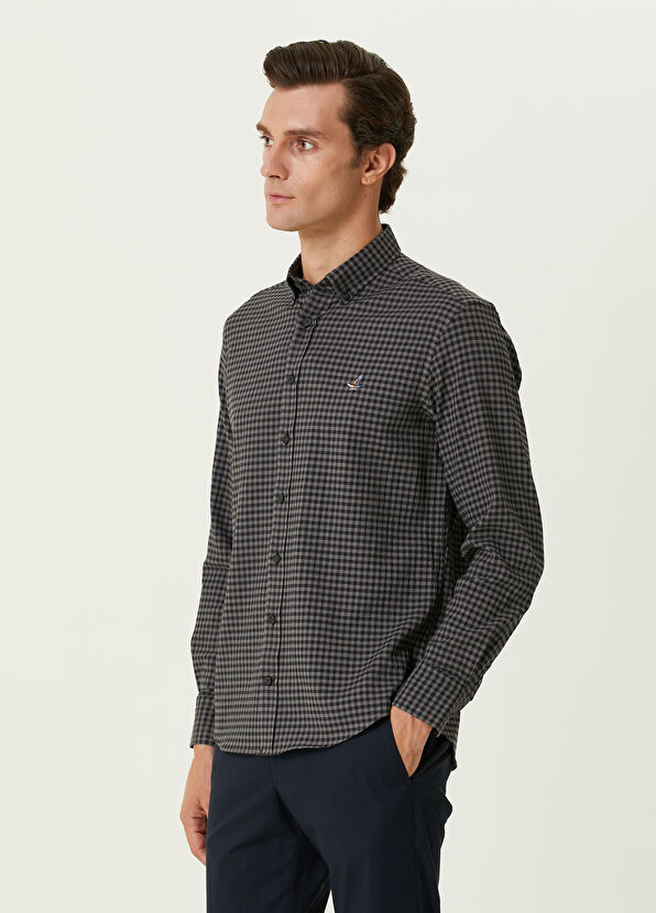 Beymen Club Comfort Fit Anthracite Shirt - 4