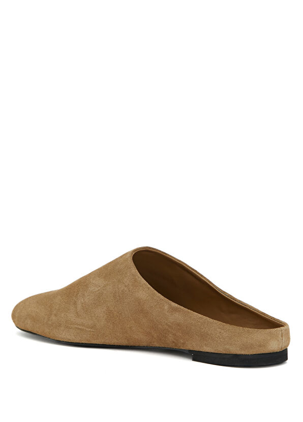 Beymen Club Tan Women's Suede Slippers - 3