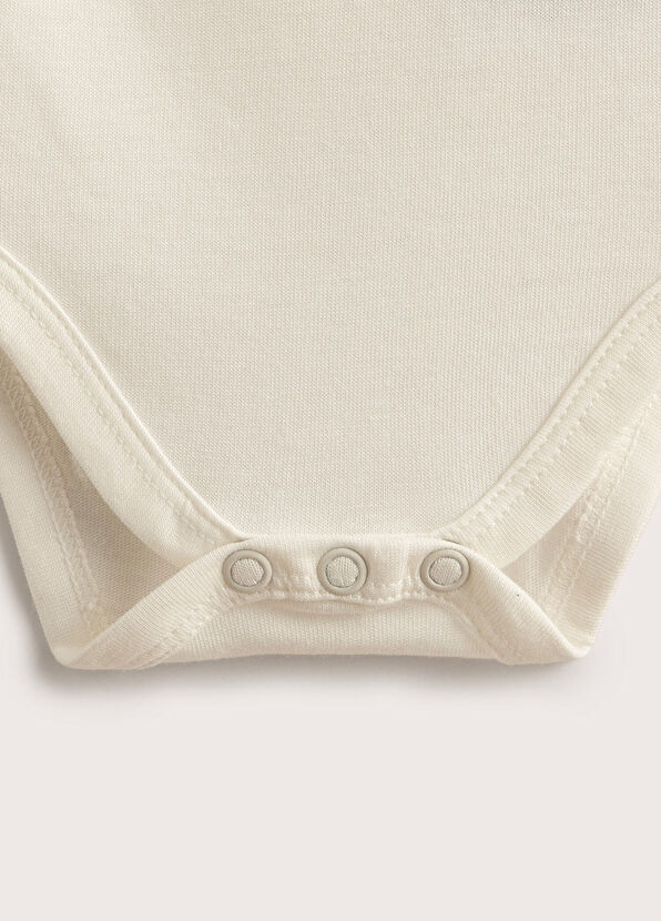 Chakra Henri Ekru Bej Yenidoğan 2'li Body Set - 3