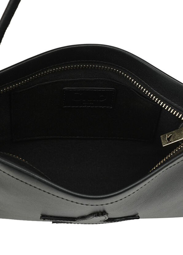 Beymen Club Black Goose Logo Detailed Women's Leather Bag - 4