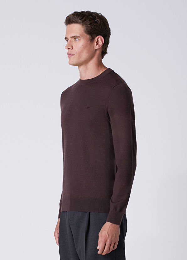 Beymen Club Brown Wool Basic Sweater - 4