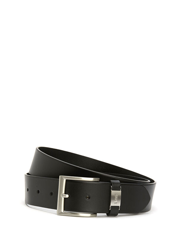 Boss Connio Black Men's Leather Belt - 1