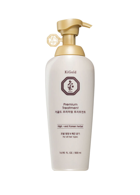 Daeng Gi Meo Ri Ki Gold Premium Treatment Parlaklık ve Yumuşaklık Verici Hasar Önleyici Hidrolize Keratinli Saç Bakım Kremi 500 ml - 1