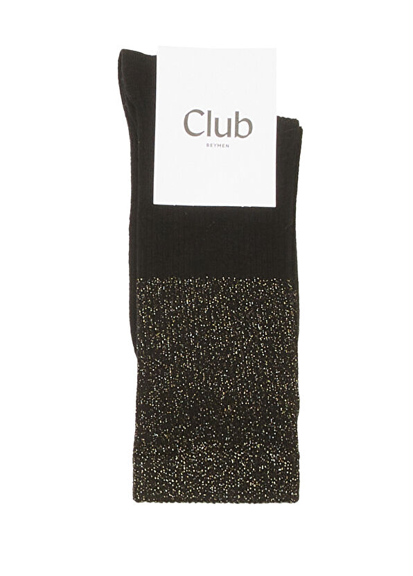 Beymen Club Siyah Kadın Simli Çorap - 1