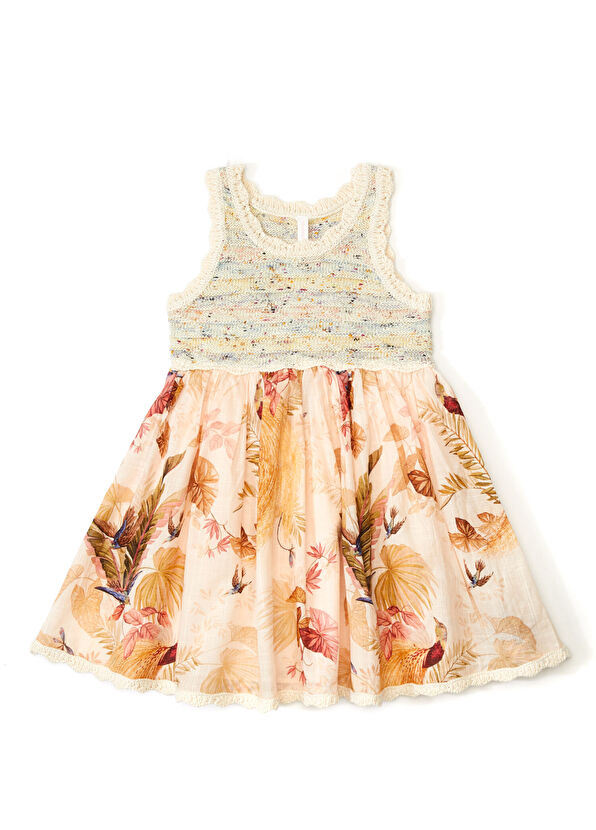 Zimmermann Çok Renkli Kız Çocuk Elbise - 1