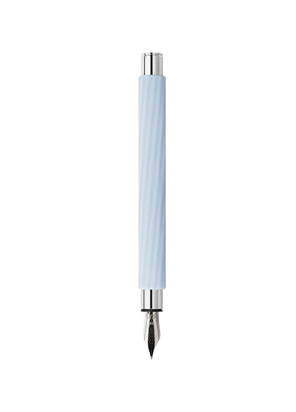 Faber Castell Ambition Italic Ice Blue Italic Nib Fountain Pen - 2