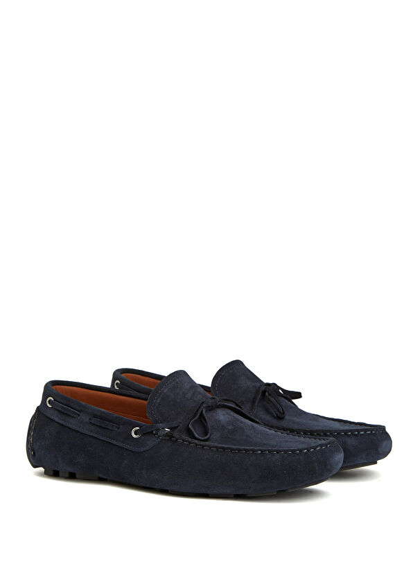 Beymen Club Navy Blue Men's Suede Loafer - 2