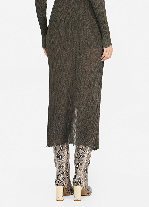 Liu Jo Lurex Yeşil Kadın Kalem Etek - 3