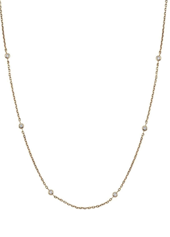 Safir Mücevher Only One 14 Karat Women's Diamond Necklace - 1