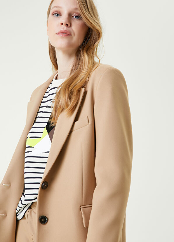 Beymen Club Bej Boyfriend Ceket - 3