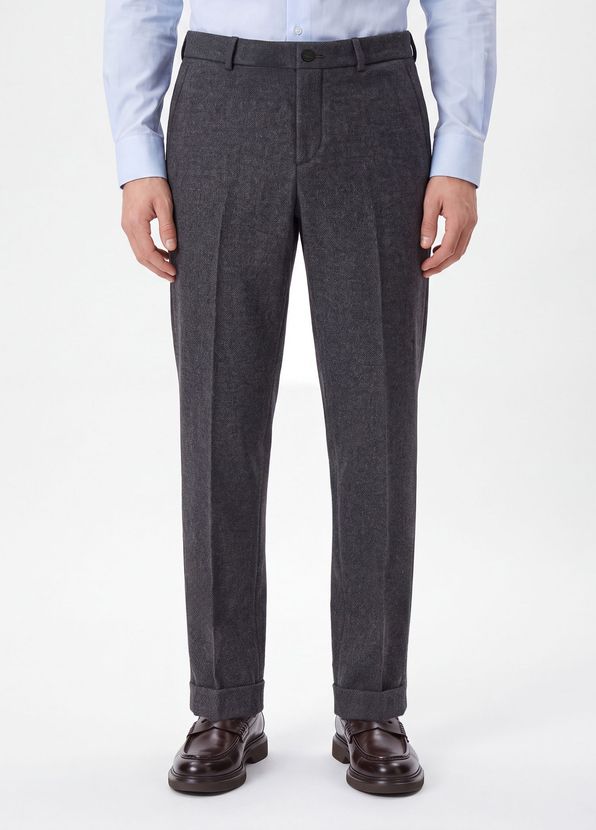 Beymen Club Anthracite Cachet Wool Pants - 2