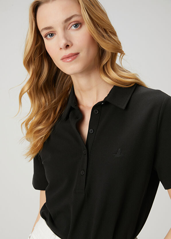 Beymen Club Black Pique Polo T-Shirt - 3