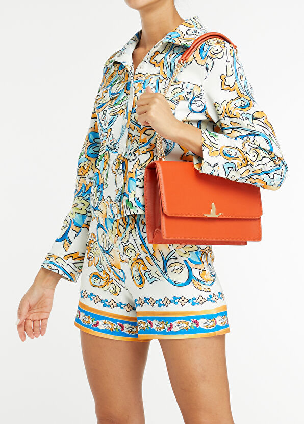 Beymen Club Medium Daira Turuncu Kadın Çanta - 2