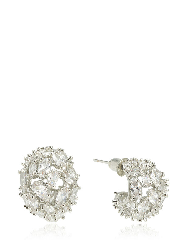 Beymen Club Women's Small Earrings With Stones - 2